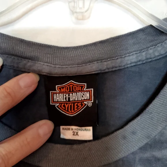 Harley Davidson Men's T-Shirt Gray Stonewashed XXL MT Cheaha AL - Picture 3 of 7